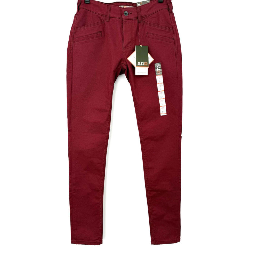 NEW  Women's  5.11 Tactical  Defender Flex Pant • Size 6 Regular Red